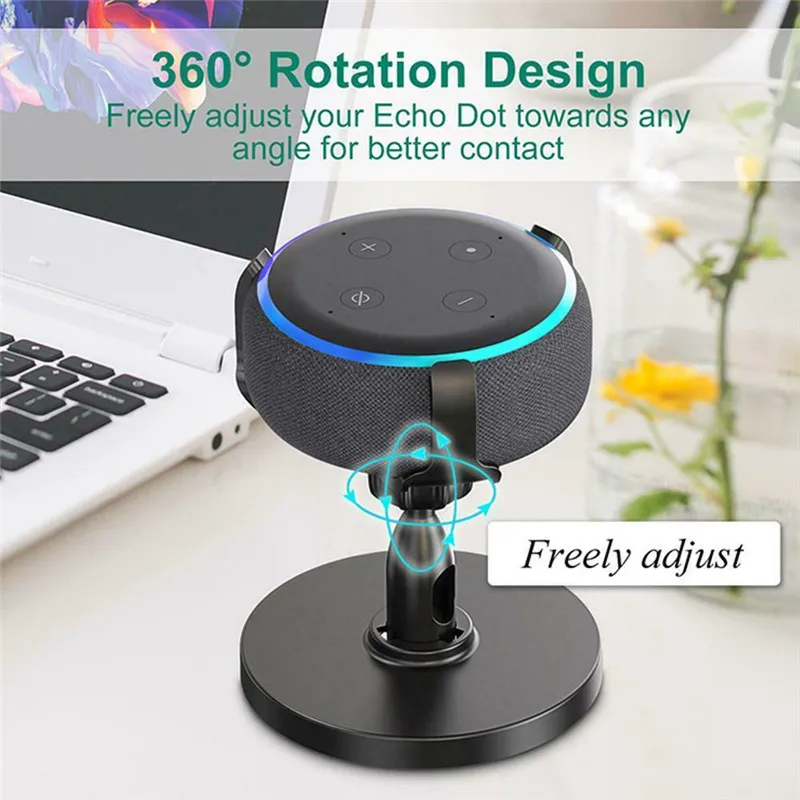 Аксессуары для динамиков только Amazon Echo Dot 3rd Gen вращение на 360 градусов против