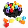 Tots First Chunky Pegs,Learning to Match, stack, build and sort the pegs in all kinds of shapes and sizes Educational toys 6