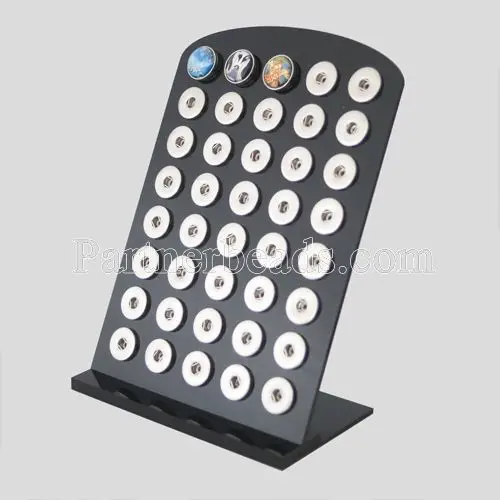 

2015 High quality Black display for snaps buttons with Acrylic display for 18/20mm snaps XX0085