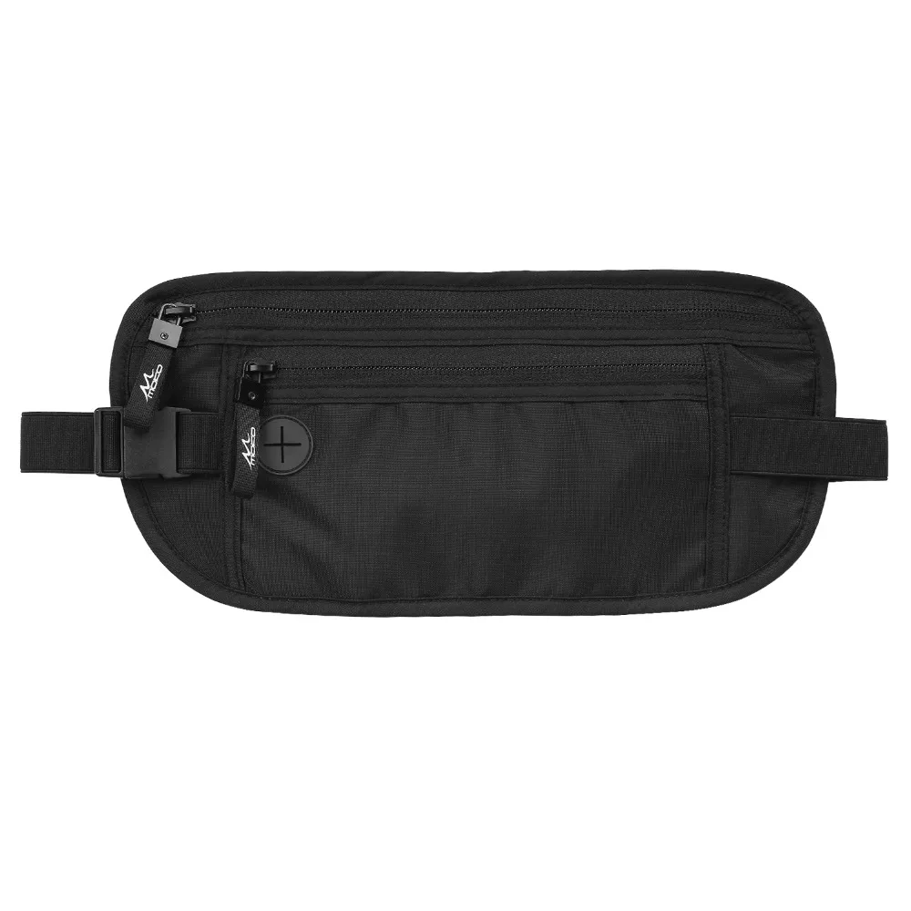

MoKo FRID Blocking Money Belt Undercover Hidden Travel Wallet for Men & Women,Secure Money Belt for Travel