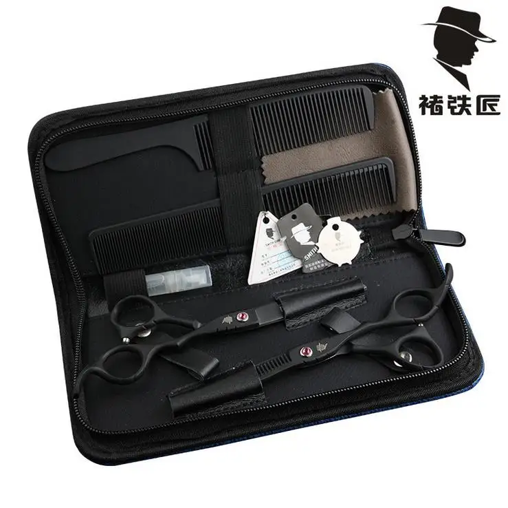 6" split ends cut hair scissors japanese razor hairdressing scissors