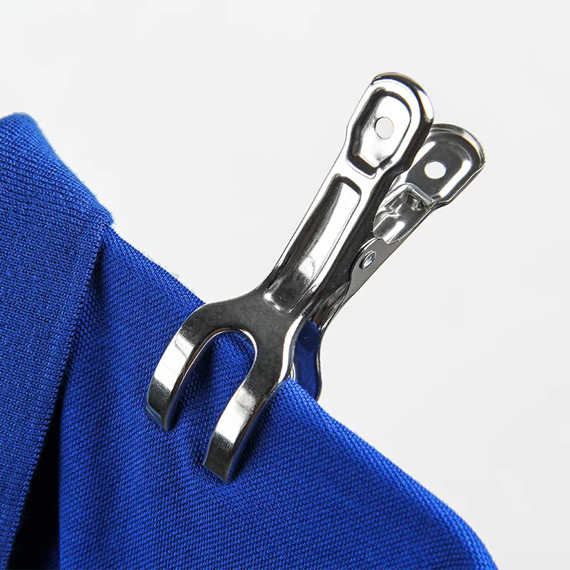 XZJJA 12 шт./лот нержавеющая сталь прищепки для одежды подвесные булавки для одежды полезные пляжные полотенца зажимы бытовой одеяло простыня прищепки