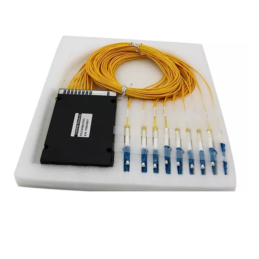 8 канальный волоконно оптический CWDM Mux и Demux 8CH 1260 ~ 1610nm al MUX DEMUX|Оптоволоконное