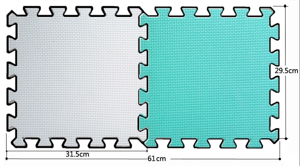 Детский игровой коврик из вспененного материала EVA, детский коврик-пазл, блокирующая плитка для упражнений, напольный ковер, ковер для детей, ползающих 30X30X1 см
