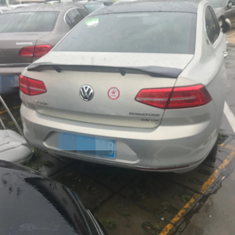 Для Volkswagen VW Magotan Passat B7 B8 2012- карбоновое волокно заднее крыло багажника спойлер автомобиля R Стайлинг