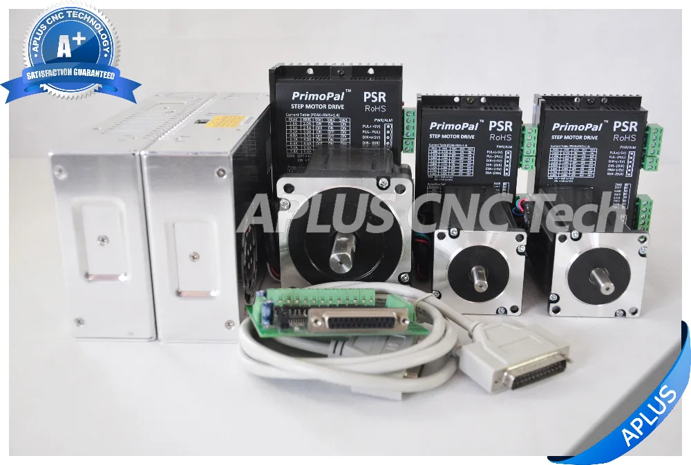 3-осевые наборы 1 шт. NEMA 34 920oz-in и 2 23 396oz-in шаговые двигатели драйверы источники