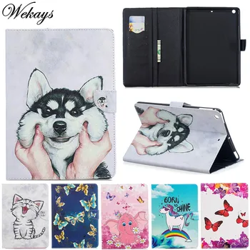 

Wekays For Coque Apple Ipad 4 3 2 Cartoon Dog Leather Stand Fundas Case For IPad2 IPad3 IPad4 Cover Cases sFor IPad 2 3 4 Shell