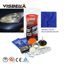 

Visbella DIY professional headlight restoration TOOL headlamp restore kit for car head light motor cleaner renew lens polish kit