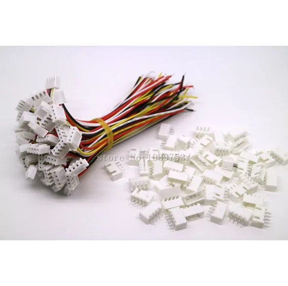 10 sets JST 2.5 SM-4 Pin Battery Connector Plug Female /& Male with 150MM Wire