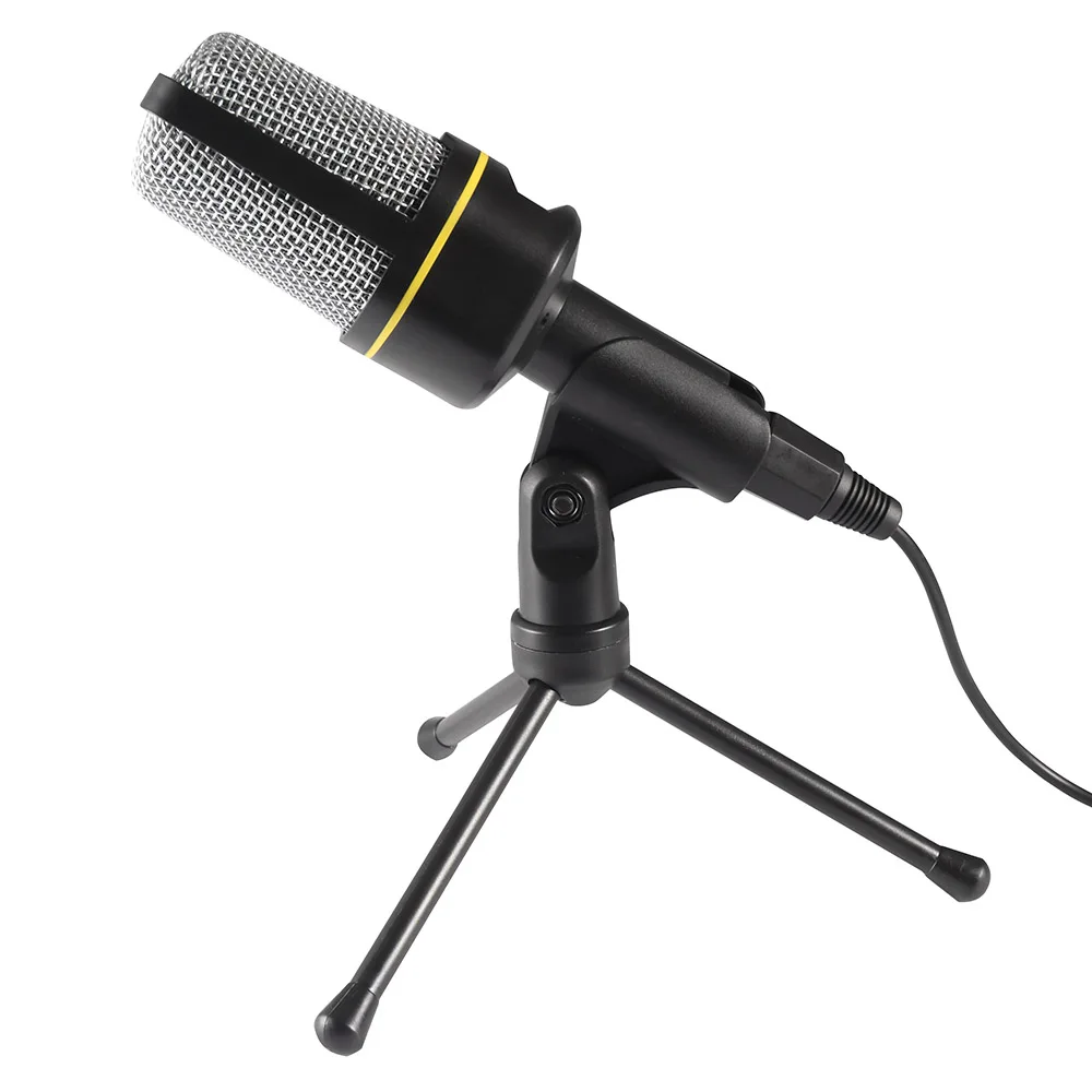 Portable Karaoke Microphone High-Performance With 180° Rotating Mini Stand Tripod Audio Recording For Computer PC Phone Desktop |