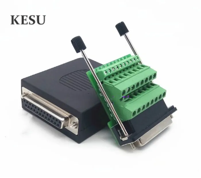Высокое качество DB25 D SUB 25Pin 25 контактный штекер Штекерный и гнездовой разъем