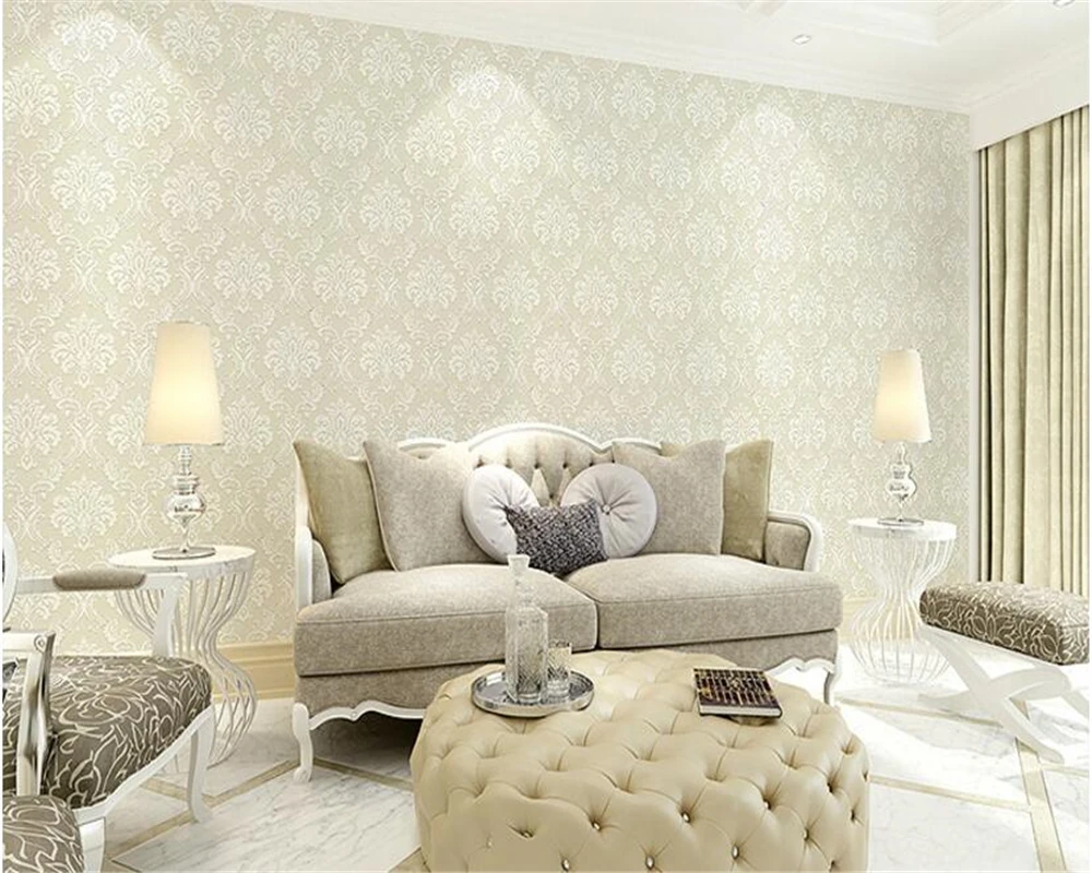 Beibehang Papel De Parede Nonwoven Threedimensional 3d Classic Wallpaper Living Room Bedroom
