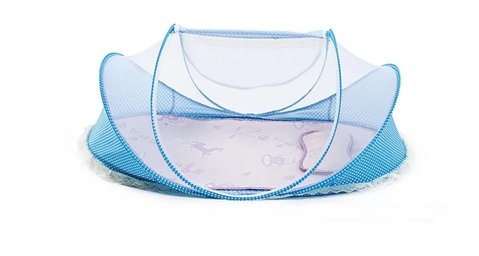 Baby Bed Cunas Baby Crib Spring Summer 02 Years Portable Baby Cots Foldable Crib Net Newborn