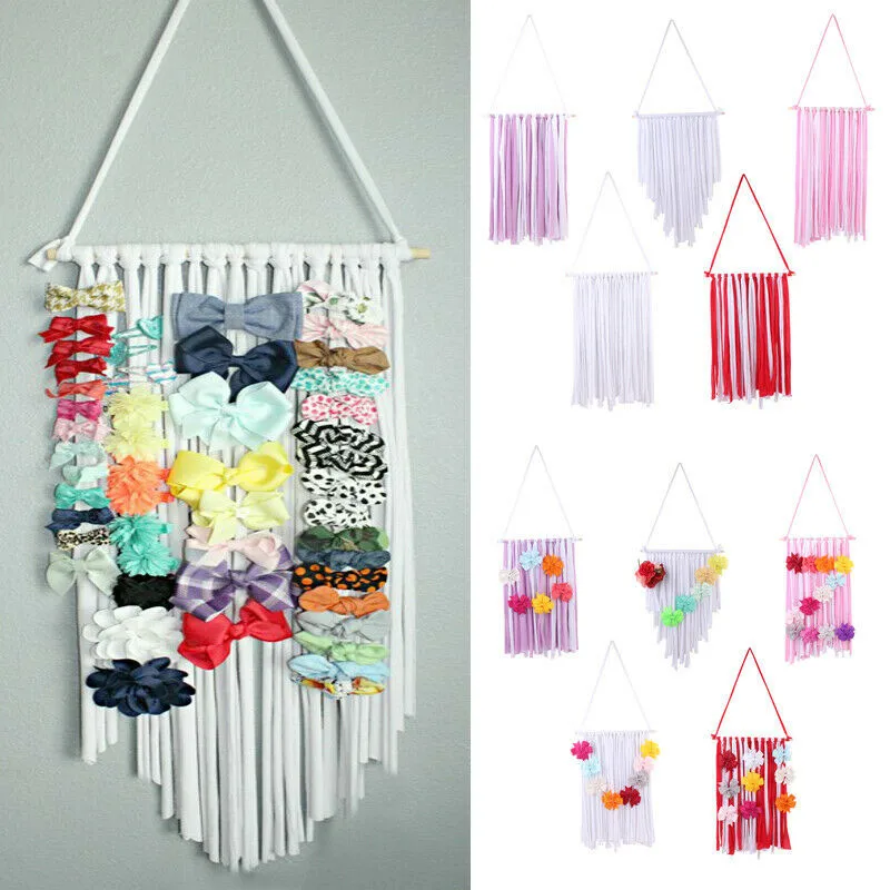 

Hair Bow Holder Hanger Clips Storage children's room decoration wall hanging Bedroom Decoration Creative Clips
