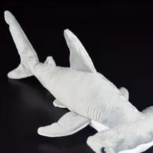 36 см Hammerhead Акула Мягкие плюшевые игрушки имитация серые куклы-акулы для детей подарок