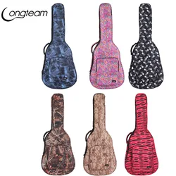 40 / 41 Inch Folk Acoustic Guitar Case Gig Bag Double Straps Canvas Pad Cotton Thickening Soft Cover Waterproof Backpack 40 / 41 Inch Folk Acoustic Guitar Case Gig Bag Double Straps Canvas Pad Cotton Thickening Soft Cover Waterproof Backpack
