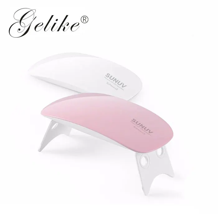 

Gelike Mini LED UV Lamp Dyer Gel Polish Nail Drying USB Charge Portable Power Source Rainbow Nail Lamp