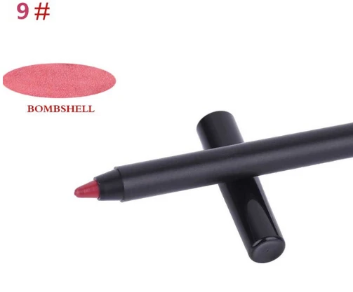 BOMBSHELl TOMTOSH 1 шт./9 цветов водонепроницаемый карандаш для губ sexy Полный помада женский длительный помада Косметика makyaj макияж инструменты - Цвет: BOMBSHELl