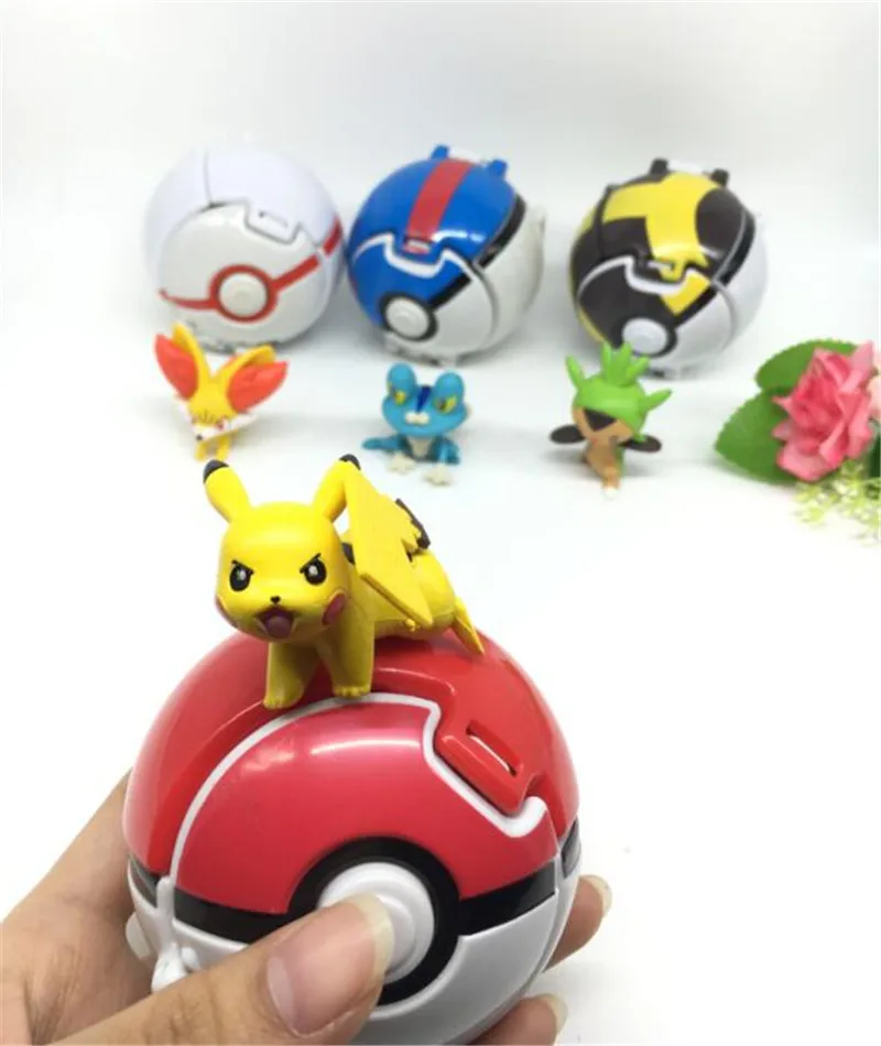 Pokemo карманная игрушка для костюмированного представления Pokemo мяч подарок девушке другу вентиляторы коллекция подарок Прямая поставка