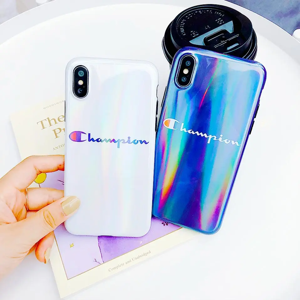 Silicone gradient phone case For iPhone 6 6S 7 8 Plus Drop