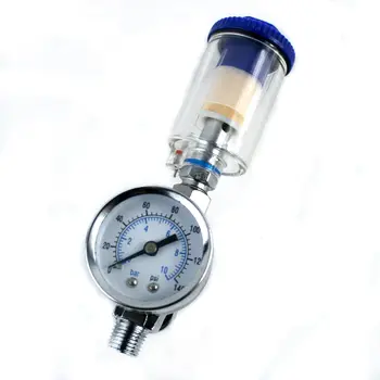 

Air Regulator Gauge & In-line Water Trap Filter is the perfect kit for any Spray Gun or CompressorHVLP LVLP etc