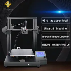 Дешевые Impresora 3D Reayou Falcon-S 3d принтер сломанная нить обнаружения печати 98% Impresora 3D DIY комплект Hotbed 3D Drucker часть