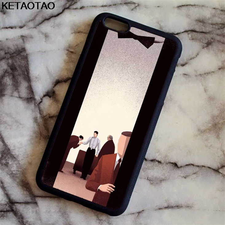 Классические Чехлы KETAOTAO Godfather для iPhone 4S 5C 5S 6 6S 7 8 Plus X Samsung S7 NOTE мягкий ТПУ резиновый
