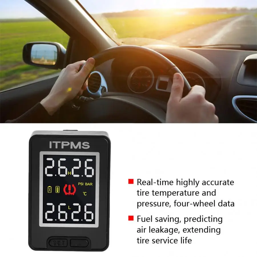 Сигнализация давления в шинах, система контроля давления в шинах, TPMS с 4 внутренними датчиками для Toyota oto aksesuar