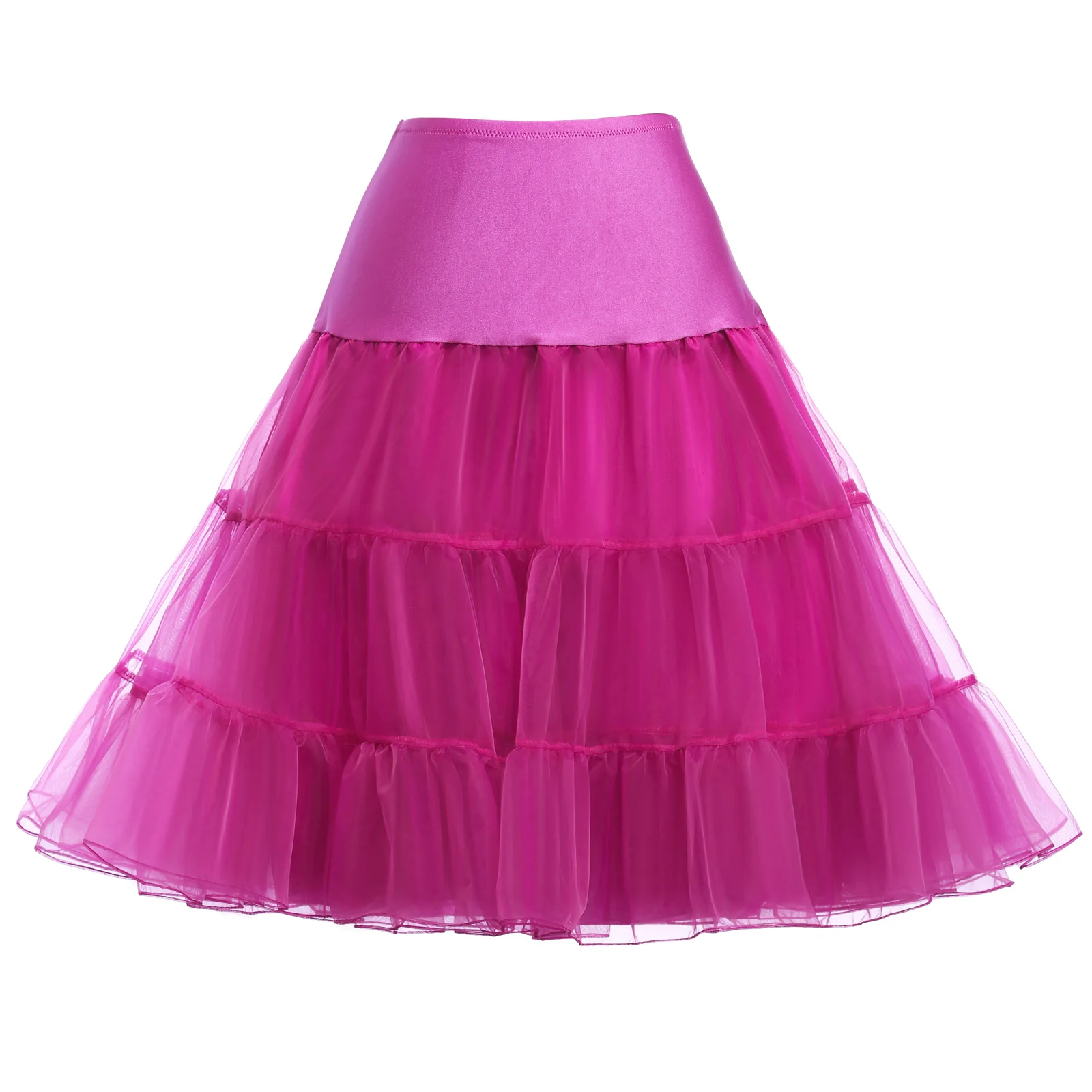 

2018 Hot Vintage Petticoat for Wedding Retro Crinoline Women Wedding Accessories Black White Long Petticoats Underskirt