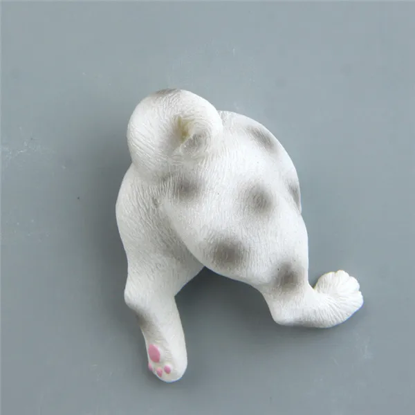 Cute Animals Pets Puppy Dog Butt Fridge Magnets Figures Pvc Toys - 6