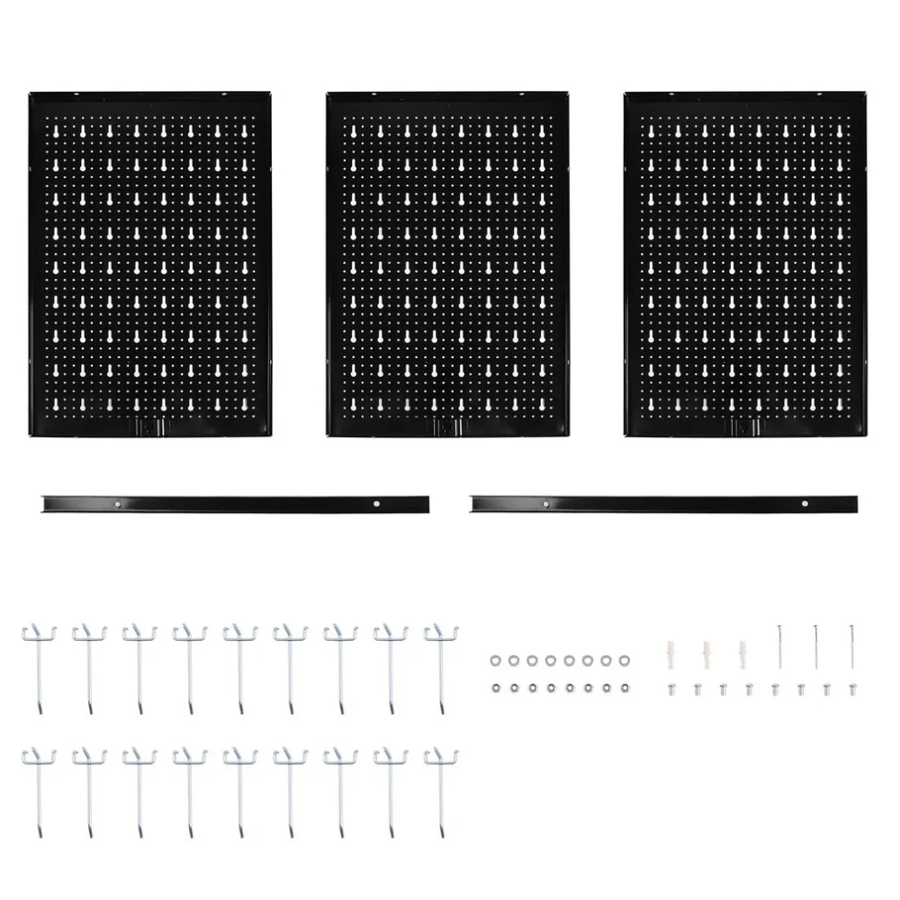 

Perforated Tool Hanging Plate Portable Metal Wall Tool Holder Wall Mounted Workshop Organizer Tools Storage Rack 2018 NEW