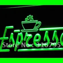 I075 эспрессо Кофейня кафе клуб светодиодный неоновый свет знак включения/выключения 20+ цвета 5 размеров