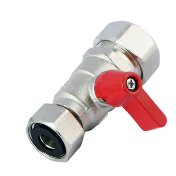 

Slipknot ball valve water separator accessories solar water heaters 1216/1418/1620 DN15 Female Aluminum plastic pipe connector