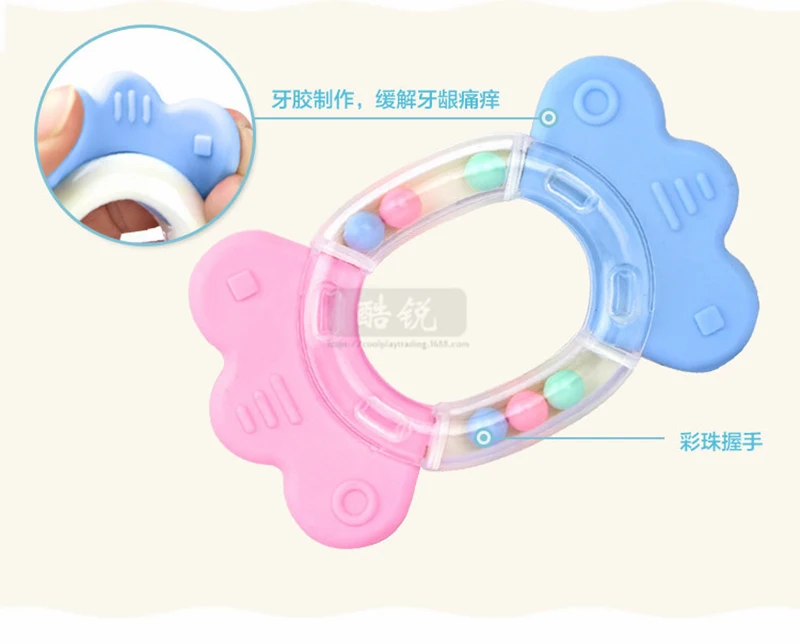 Anos de Idade do Bebê Homens e Mulheres Mão do Bebê Educação Pode Ser Fervida Guta Chocalho Brinquedos Molares Bebê Agarrar Conforto 10 Pcs 0-3 11 Brinquedos e hobbies