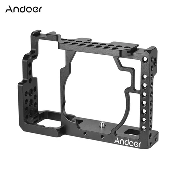 

Andoer Aluminum Alloy Camera Cage Video Film Movie Making Stabilizer with Cold Shoe Mount for Sony A7/ A7R/ A7S Camera