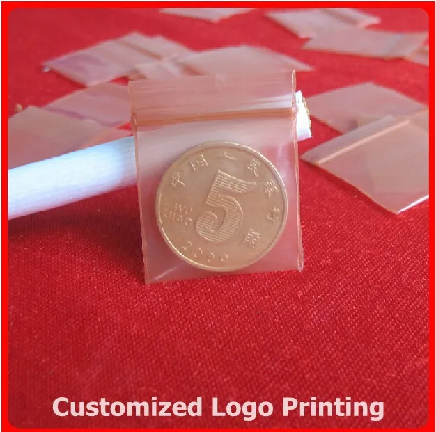 

300x 1.8*2.5cm Thick 0.2mm Brown Ziplock Zip Zipped Lock Reclosable Plastic Poly Bags Fit Small Jewelry Earring Button Packaging