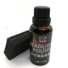 1 шт. Автомобильная фара полировочное покрытие агент восстановления абсолютно 30 мл фара выскабливание оксид полировка покрытие раствор аппликатор