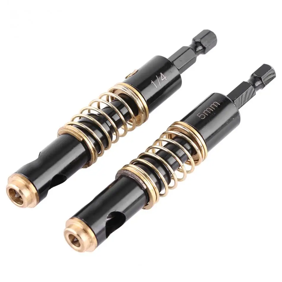 Self-Centering-Door-Window-Hinge-Drill-Bit-5mm-1-4-Black-Hinge-Drill-Bits-Reaming-Drilling