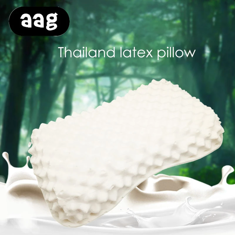 AAG Solid Natural latex pillow Thailand Import Sleeping Bedding