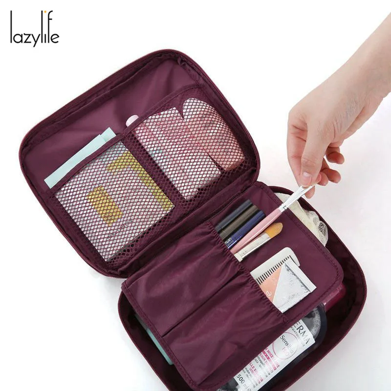 

Cosmetic Bag High Quality Make Up Bag Women Waterproof Cosmetic MakeUp Bag Travel Organizer for Toiletries Toiletry Kit dropship