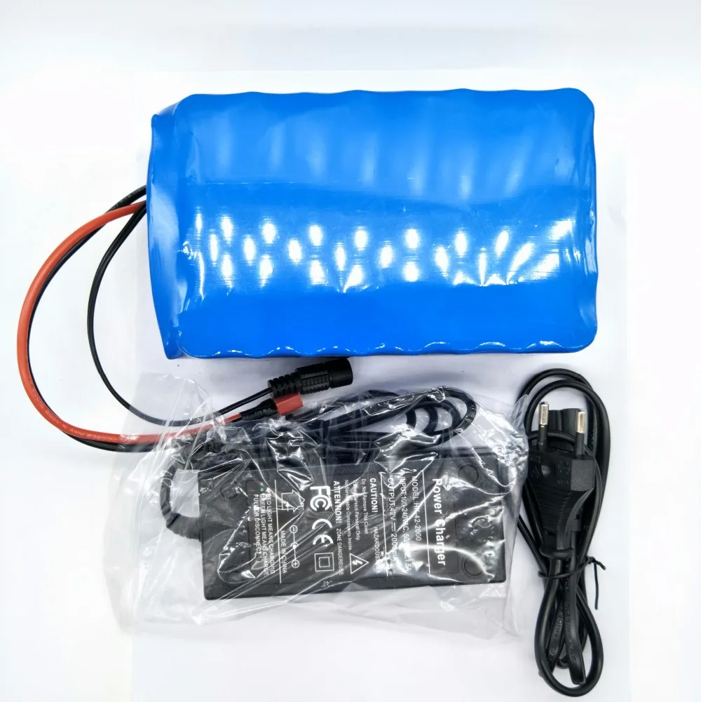 

2018 10S4P 36V14A battery pack made with original 18650 for sanyo 35GA battery 3500MAH + 36V2A charger
