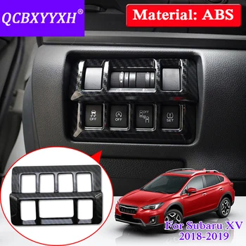 

QCBXYYXH Internal Decorations Stickers ABS Car Styling Headlight Switch Button Sequins For Subaru XV Impreza 2018 Internal Cover