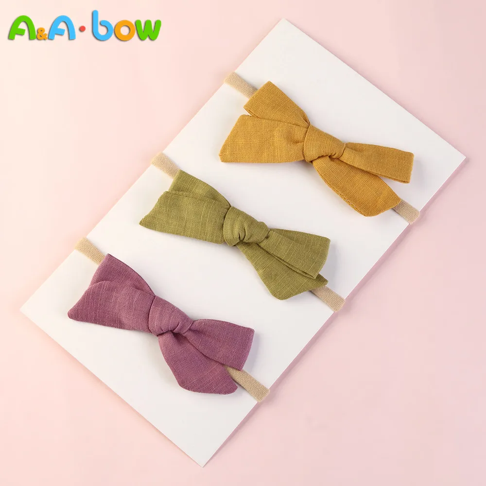 

13pcs/lot Girls Nylon Headbands 10*5cm Bows HeadBand Elastic Bowknot Hairband for Baby Grils Toddler Hair Accessories Headwear