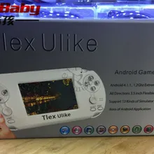 Новинка Tlex Ulike Android портативная игровая консоль с 4 Гб памяти+ Bluetooth Wifi HDMI видео Поддержка MP4 MP5 Android плеер