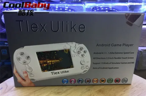 Console com 4 gb de Memória + Bluetooth Novo Tlex Ulike Android Handheld Game Wifi Hdmi Vídeo Suporte Mp4 Mp5 Jogador 2020