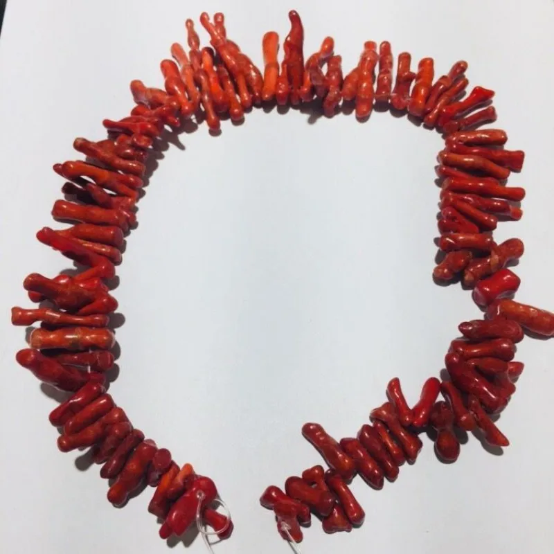 JYX 18-60 мм нерегулярные красные коралловые бусины Свободные нити DIY ручной работы драгоценный камень 15,5"