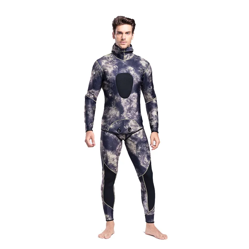 LIFURIOUS 3 мм Мужские костюмы для дайвинга зимний сохраняющий тепло Гидрокостюм из неопрена Полный боди для подводной охоты рашгарды сёрфинга купальник
