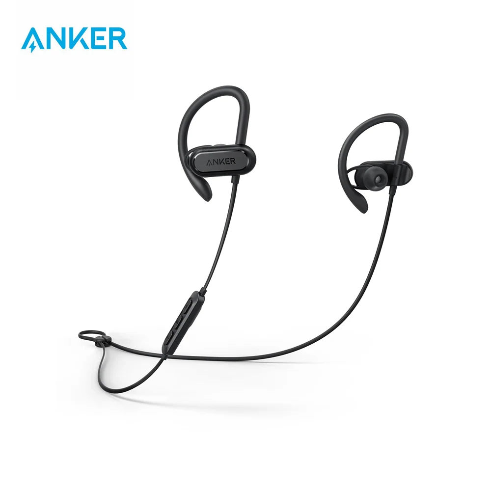 Anker Bluetooth наушники Soundcore Spirit X спортивные наушники с Беспроводной Bluetooth 5,0 IPX7 SweatGuard Tech 12-h Батарея Mic