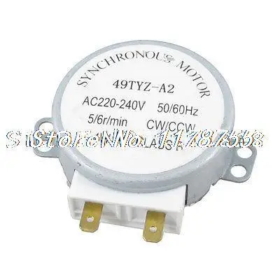 CW/CCW Direction Turnable Synchronous Motor 5/6RPM AC 220 240V 4W|motor ...