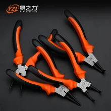 Многофункциональные плоскогубцы с защелками, многофункциональные инструменты, многофункциональный обжимной инструмент, Внутренние Внешние клещи для снятия пружинного кольца, стопорные Стопорные плоскогубцы